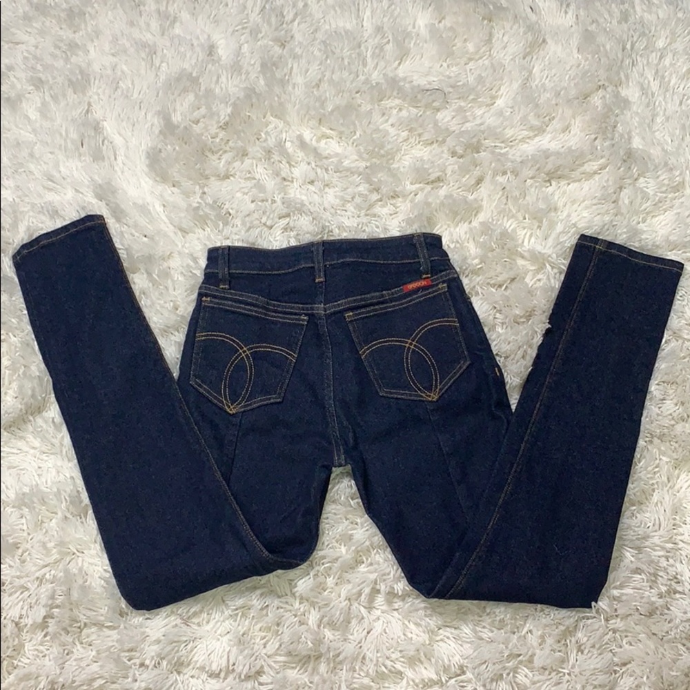 Sasson Jeans Women's Skinny Jeans - Dark Blue